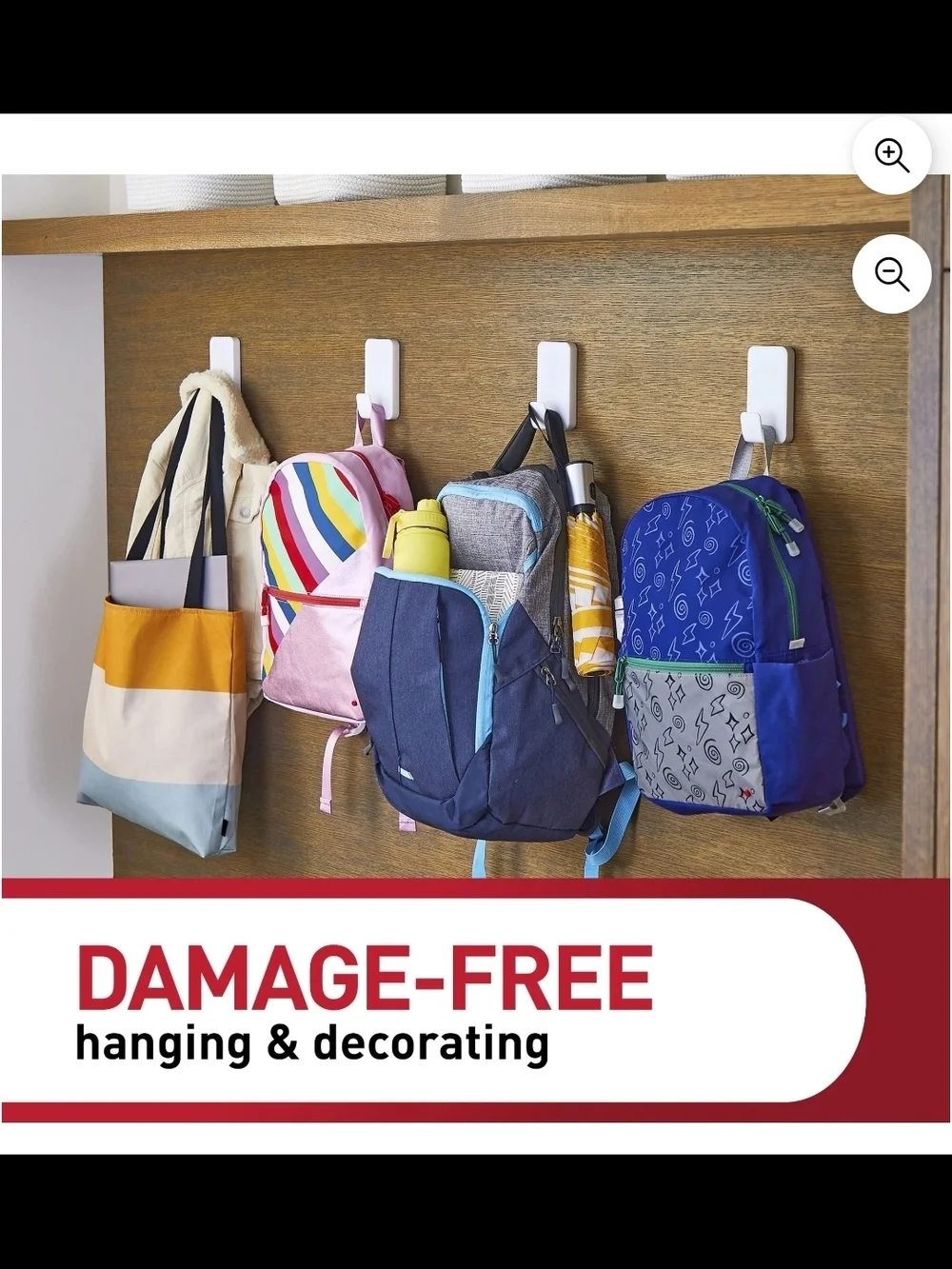 3X Command 15 lb XL Heavyweight Hook, White, 1 Wall Hook, Damage-Free Hanging